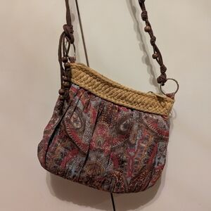 Multicolored Floral Crossbody Bag with Slouchy Shape ❤️